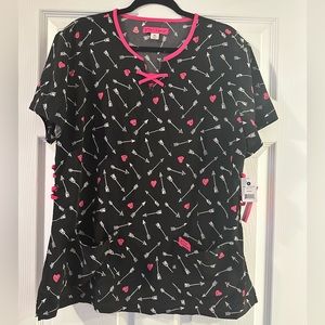 XL Betsy Johnson Scrub Top